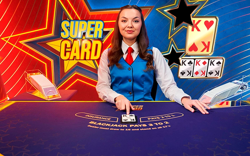 Encontre a melhor combinação no BlackJack Super Card na Mostbet.