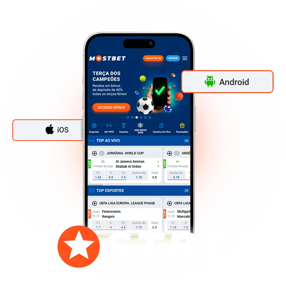 Faça suas apostas a qualquer hora com o aplicativo Mostbet.