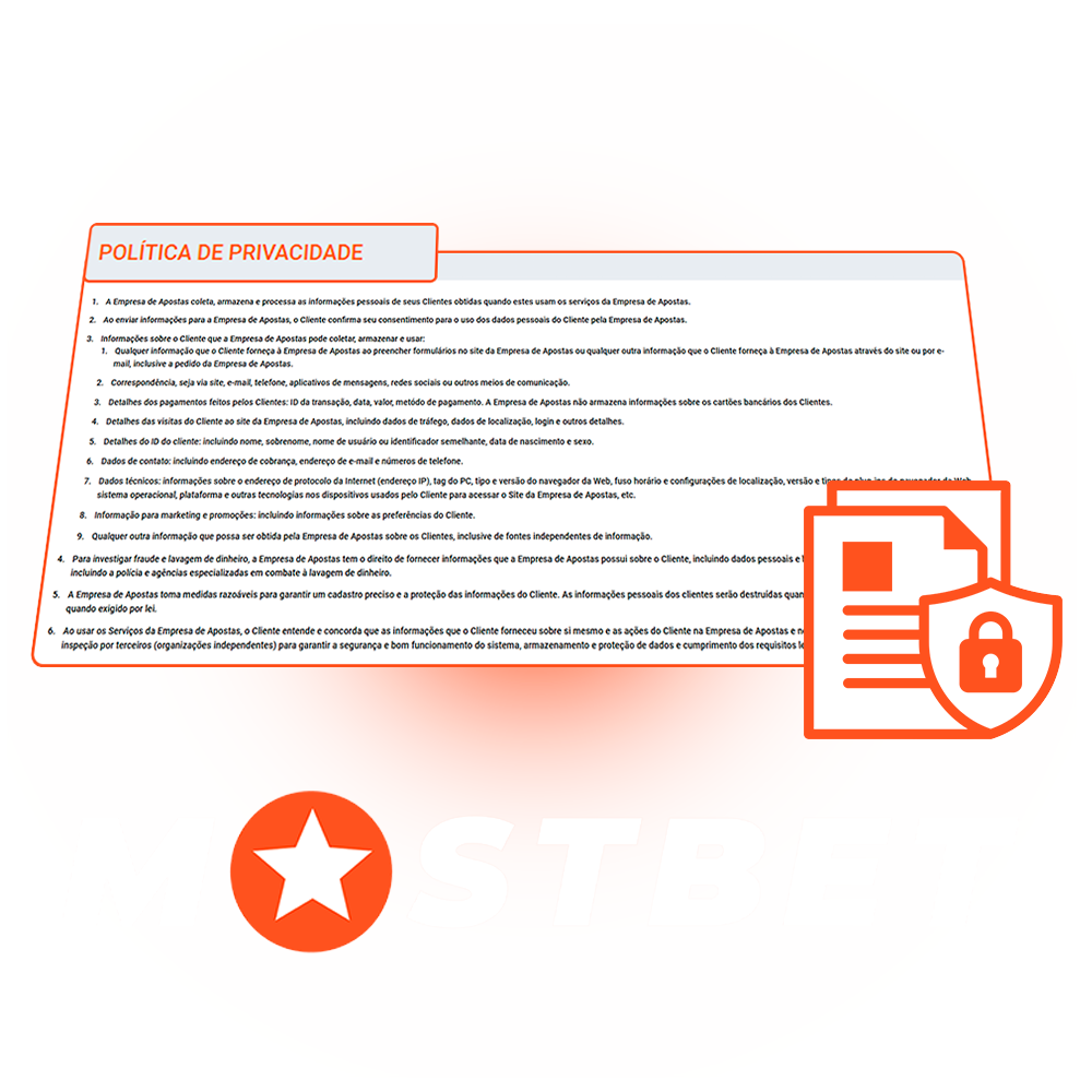A Mostbet protege a privacidade de seus usuários.