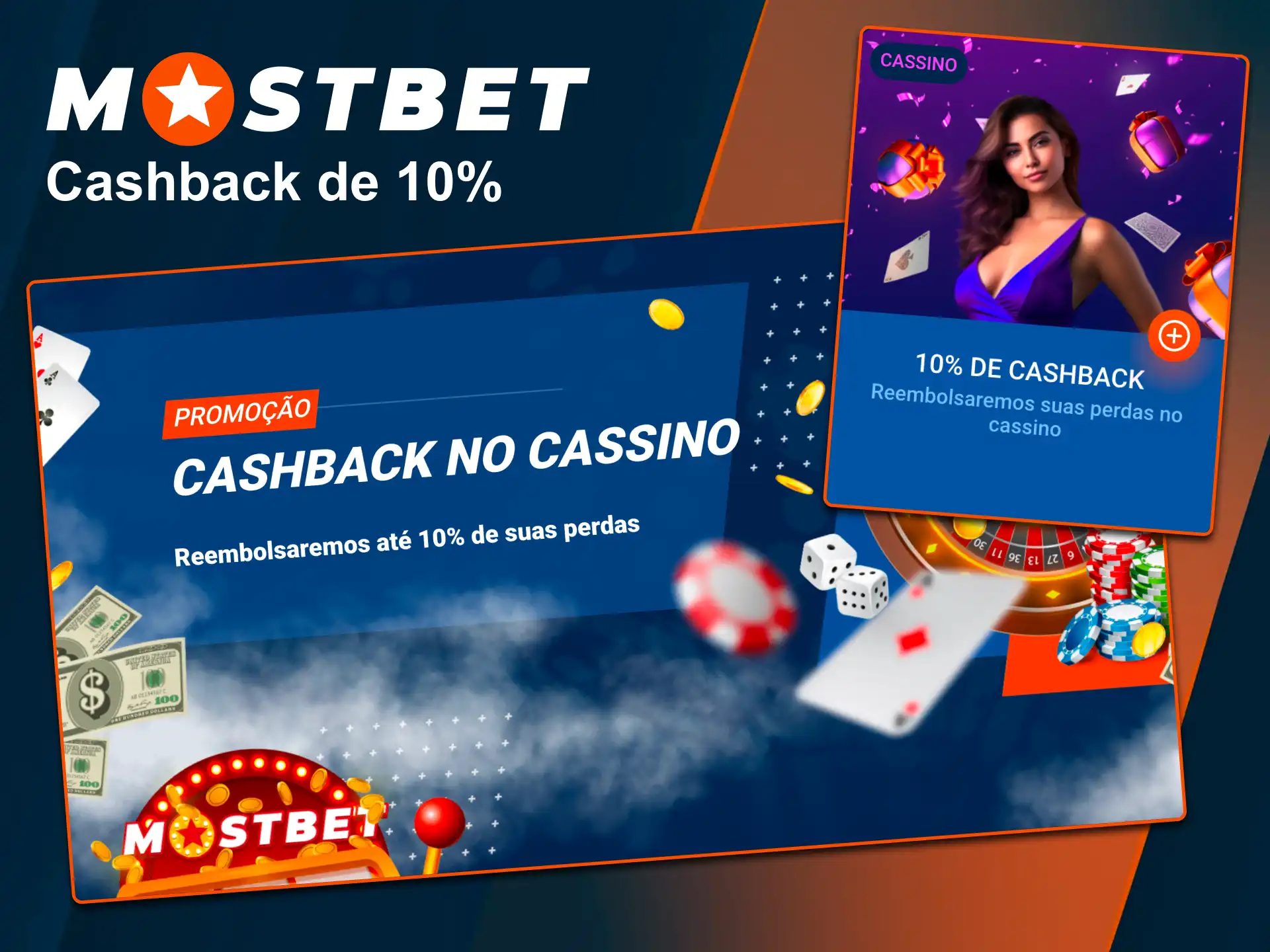 Ative seu código promocional de cashback para recuperar fundos na Mostbet.